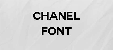 chanel font free|tv show font generator.